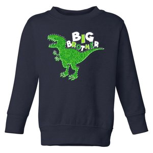 Cute Big Brother T-Rex Dinosaur Toddler Sweatshirt