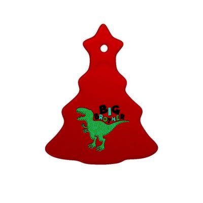 Cute Big Brother T-Rex Dinosaur Ceramic Tree Ornament