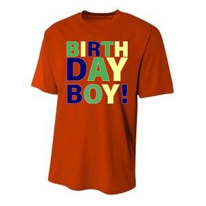 Cute Birthday Boy! Youth Performance Sprint T-Shirt