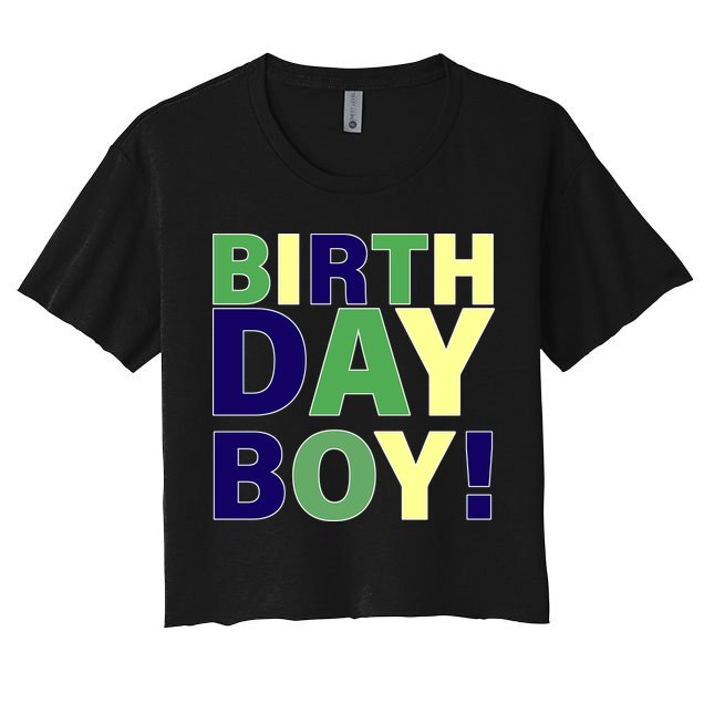 Cute Birthday Boy! Crop Top