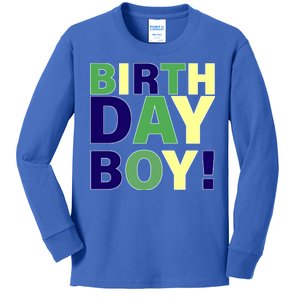 Cute Birthday Boy! Kids Long Sleeve Shirt