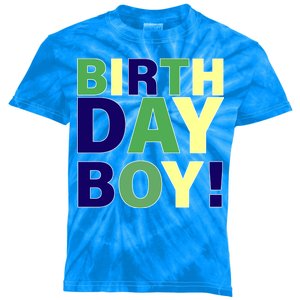 Cute Birthday Boy! Kids Tie-Dye T-Shirt