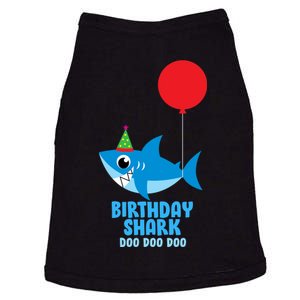 Cute Birthday Shark Doo Doo Doo  Doggie Tank