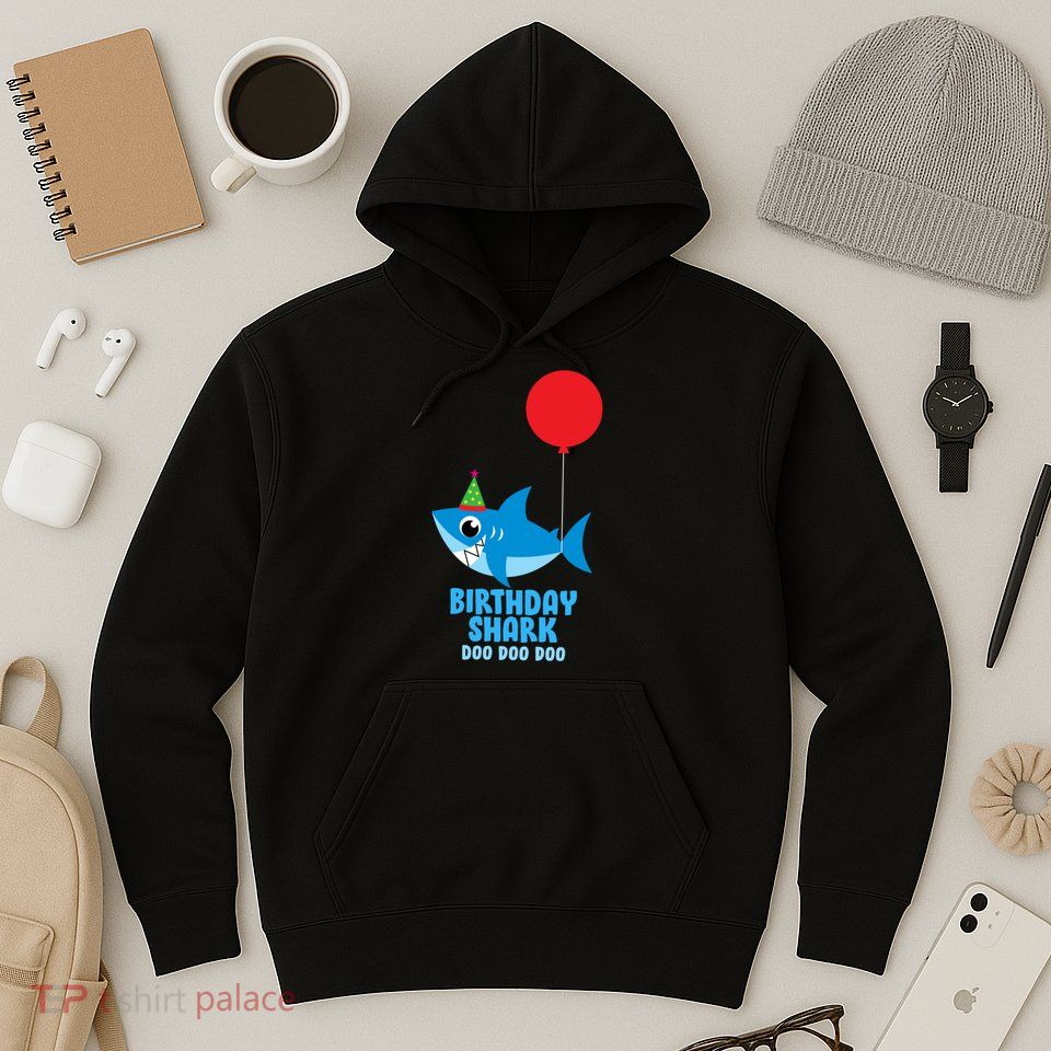 Cute Birthday Shark Doo Doo Doo  Hoodie