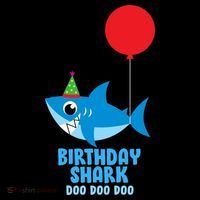 Cute Birthday Shark Doo Doo Doo  Sweatshirt