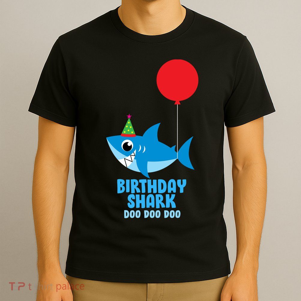 Cute Birthday Shark Doo Doo Doo  T-Shirt