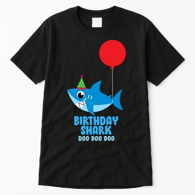 Cute Birthday Shark Doo Doo Doo  Tall T-Shirt