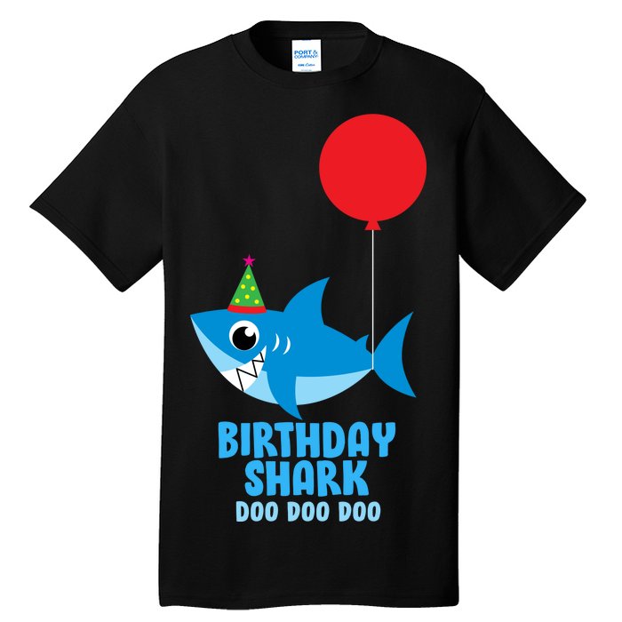 Cute Birthday Shark Doo Doo Doo  Tall T-Shirt