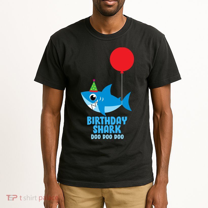 Cute Birthday Shark Doo Doo Doo  Tall T-Shirt
