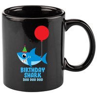 Cute Birthday Shark Doo Doo Doo  11oz C Handle Ceramic Mug