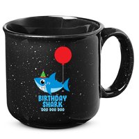 Cute Birthday Shark Doo Doo Doo  15oz Campfire Ceramic Mug