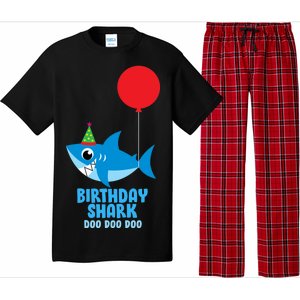 Cute Birthday Shark Doo Doo Doo  Pajama Set