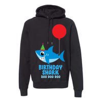 Cute Birthday Shark Doo Doo Doo  Premium Hoodie