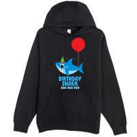 Cute Birthday Shark Doo Doo Doo  Premium Pullover Hoodie