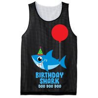 Cute Birthday Shark Doo Doo Doo  Mesh Reversible Basketball Jersey Tank