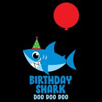 Cute Birthday Shark Doo Doo Doo  16oz Travel Tumbler