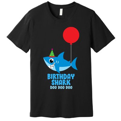 Cute Birthday Shark Doo Doo Doo  Premium T-Shirt