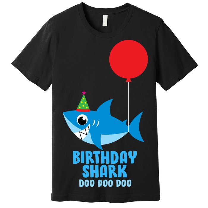 Cute Birthday Shark Doo Doo Doo  Premium T-Shirt