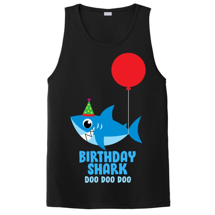 Cute Birthday Shark Doo Doo Doo  PosiCharge Competitor Tank