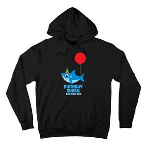 Cute Birthday Shark Doo Doo Doo  Tall Hoodie