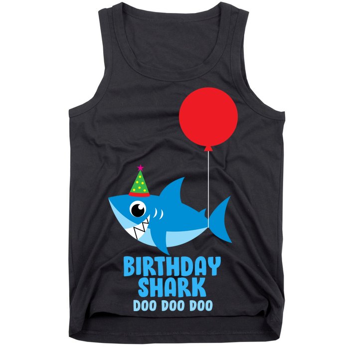 Cute Birthday Shark Doo Doo Doo  Tank Top