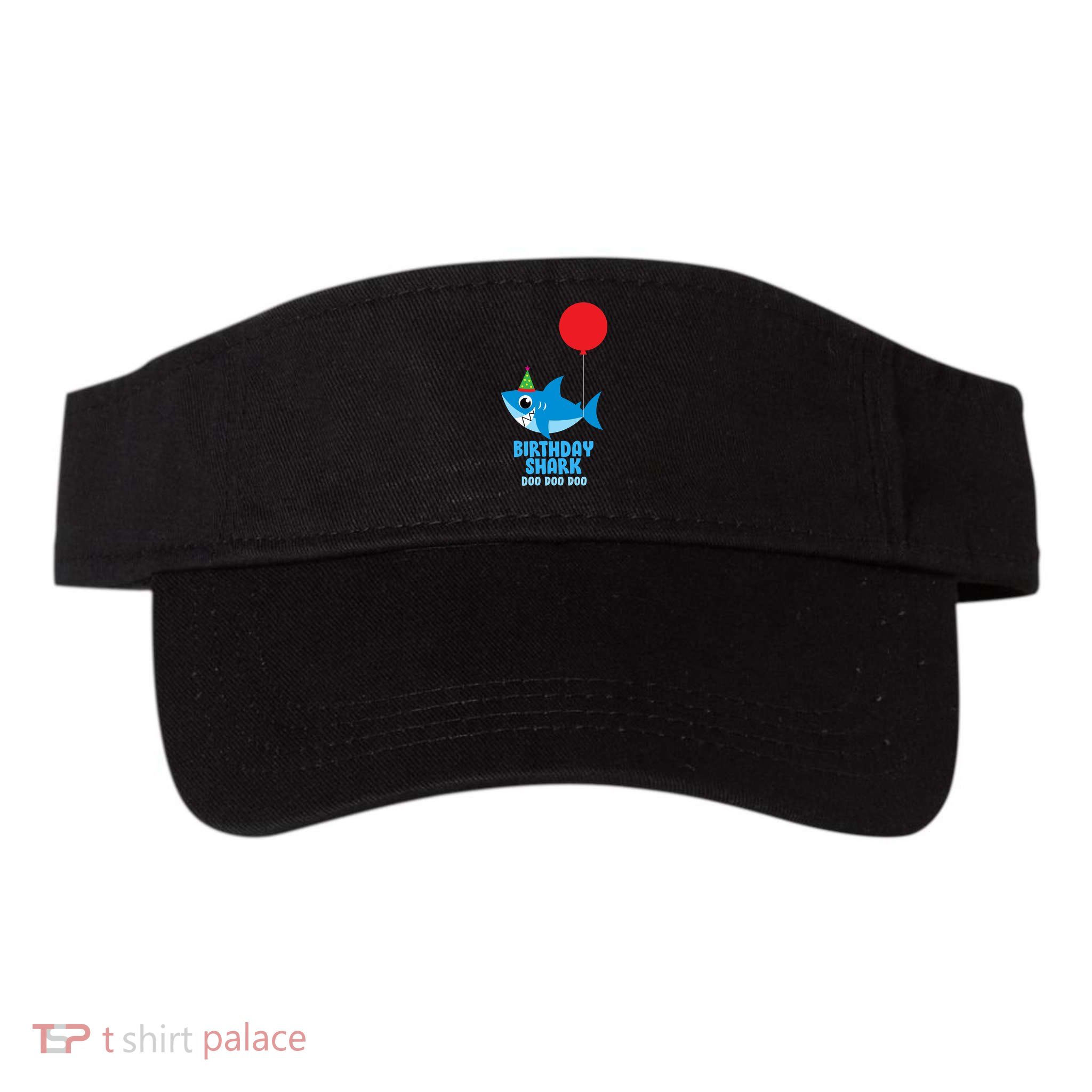 Cute Birthday Shark Doo Doo Doo  Visor