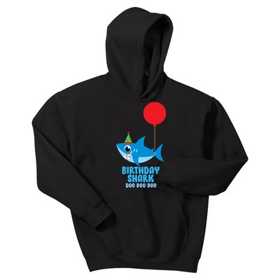 Cute Birthday Shark Doo Doo Doo  Kids Hoodie