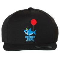 Cute Birthday Shark Doo Doo Doo  Wool Snapback Cap