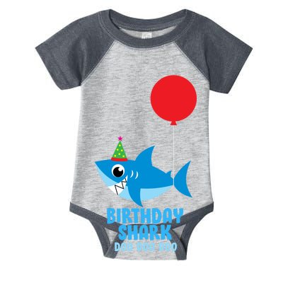 Cute Birthday Shark Doo Doo Doo  Infant Baby Jersey Bodysuit