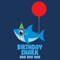Cute Birthday Shark Doo Doo Doo  Infant Baby Jersey Bodysuit