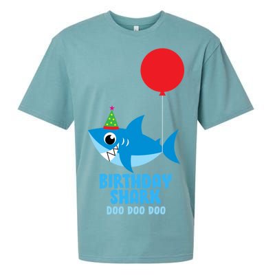 Cute Birthday Shark Doo Doo Doo  Sueded Cloud Jersey T-Shirt