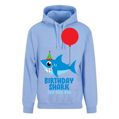 Cute Birthday Shark Doo Doo Doo  Unisex Surf Hoodie