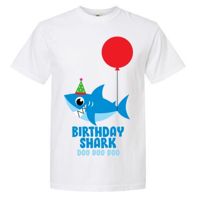 Cute Birthday Shark Doo Doo Doo  Garment-Dyed Heavyweight T-Shirt