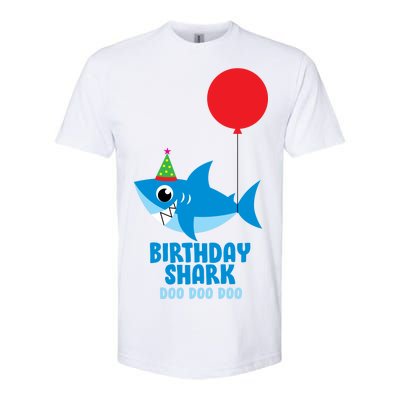 Cute Birthday Shark Doo Doo Doo  Softstyle® CVC T-Shirt