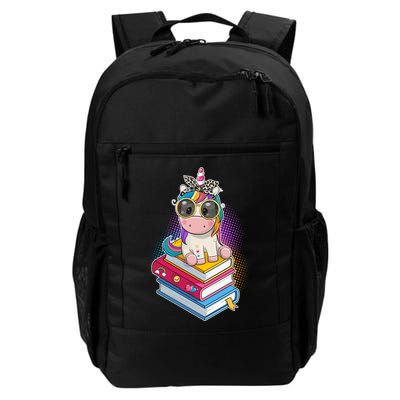 Cute Book Lover Unicorn Back to School Backpack