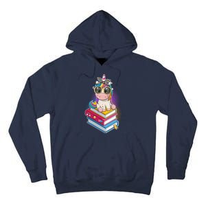 Cute Book Lover Unicorn Back to School Tall Hoodie