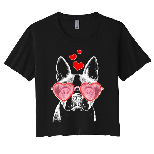 Cute Boston Terrier Crop Top