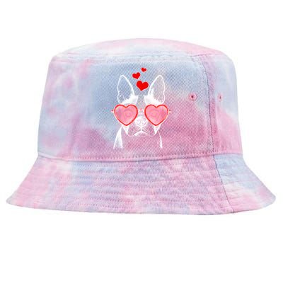 Cute Boston Terrier Tie-Dyed Bucket Hat