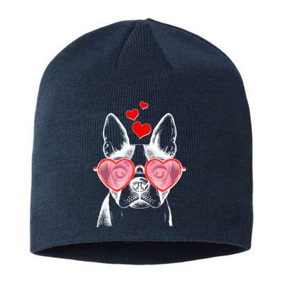 Cute Boston Terrier Sustainable Beanie