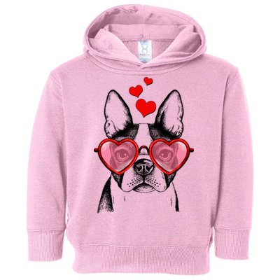 Cute Boston Terrier Toddler Hoodie