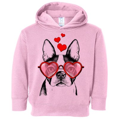 Cute Boston Terrier Toddler Hoodie