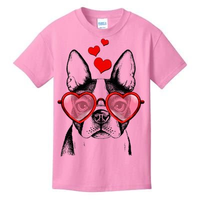 Cute Boston Terrier Kids T-Shirt