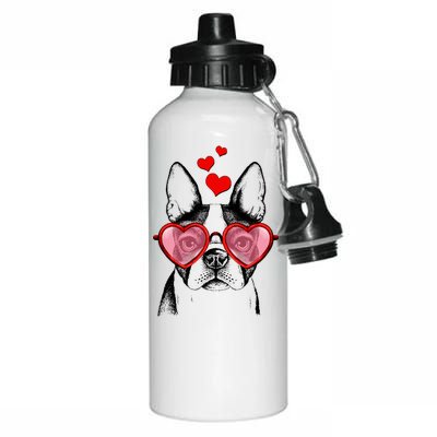 Cute Boston Terrier Aluminum Water Bottle