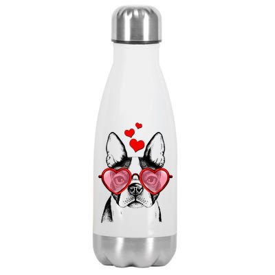 Cute Boston Terrier Stainless Steel Insulated Water Bottle