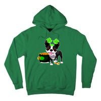 Cute Boston Terrier Shamrock St. Patrick's Day Tall Hoodie