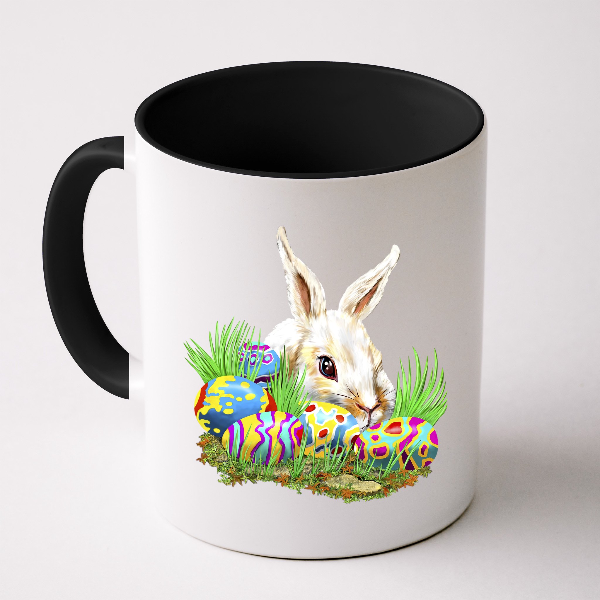 Cute Bunny with Easter Eggs Mug