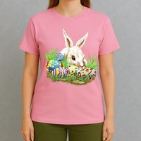 Cute Bunny with Easter Eggs T-Shirt