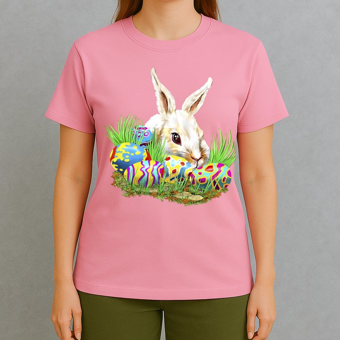 Cute Bunny with Easter Eggs T-Shirt
