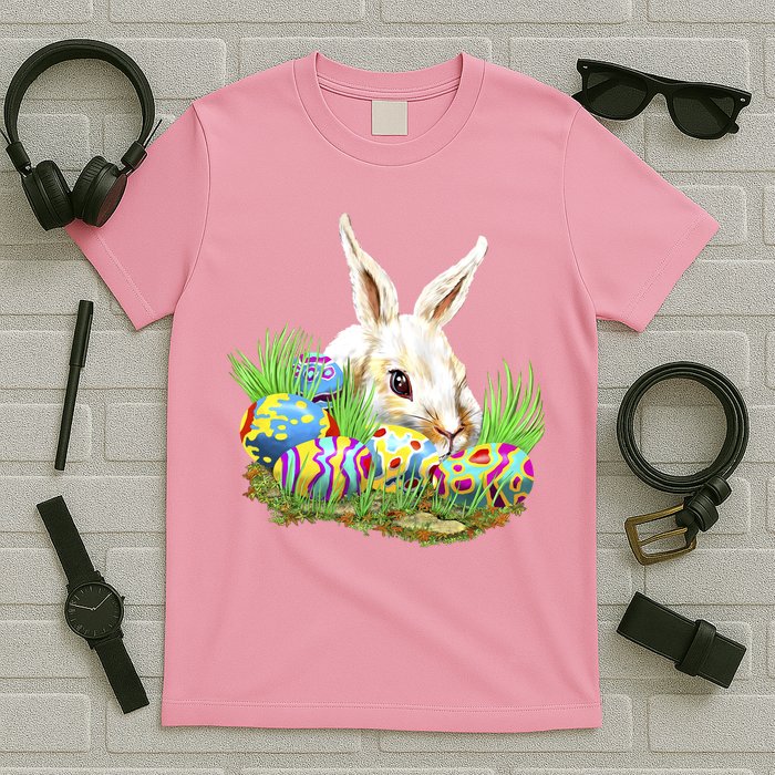 Cute Bunny with Easter Eggs T-Shirt