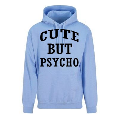 Cute But Psycho Funny Meme Unisex Surf Hoodie